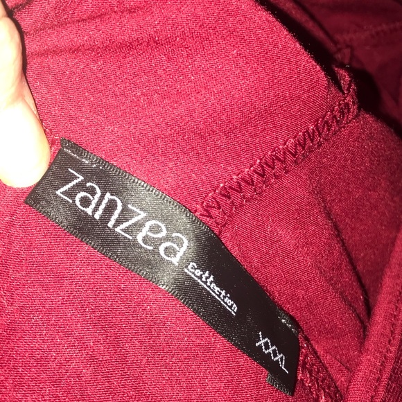 Red Tunic style shirt - Picture 2 of 3